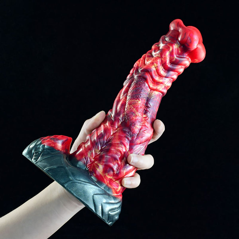 Kiotos Monstar Dildo Beast Nr. 77 Urrax - roze/paars/zwart-Laced-up.nl