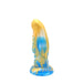 Kiotos Monstar - Dildo Beast nr. 16 - 21 x 7 cm - Goud/Blauw/Wit