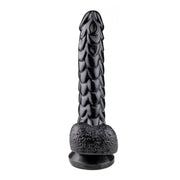 Kiotos Monstar - Echo - Dildo - 24,5 x 4 cm - Zwart-Laced-up.nl