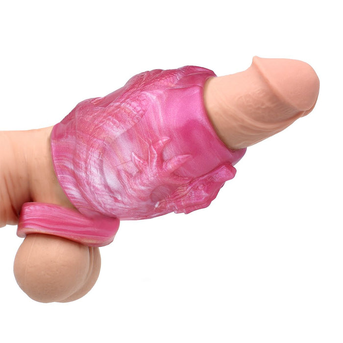 Kiotos Monstar - Emberclaw - Penis Sleeve - Extra Omvang - Verdikkend - Roze-Laced-up.nl