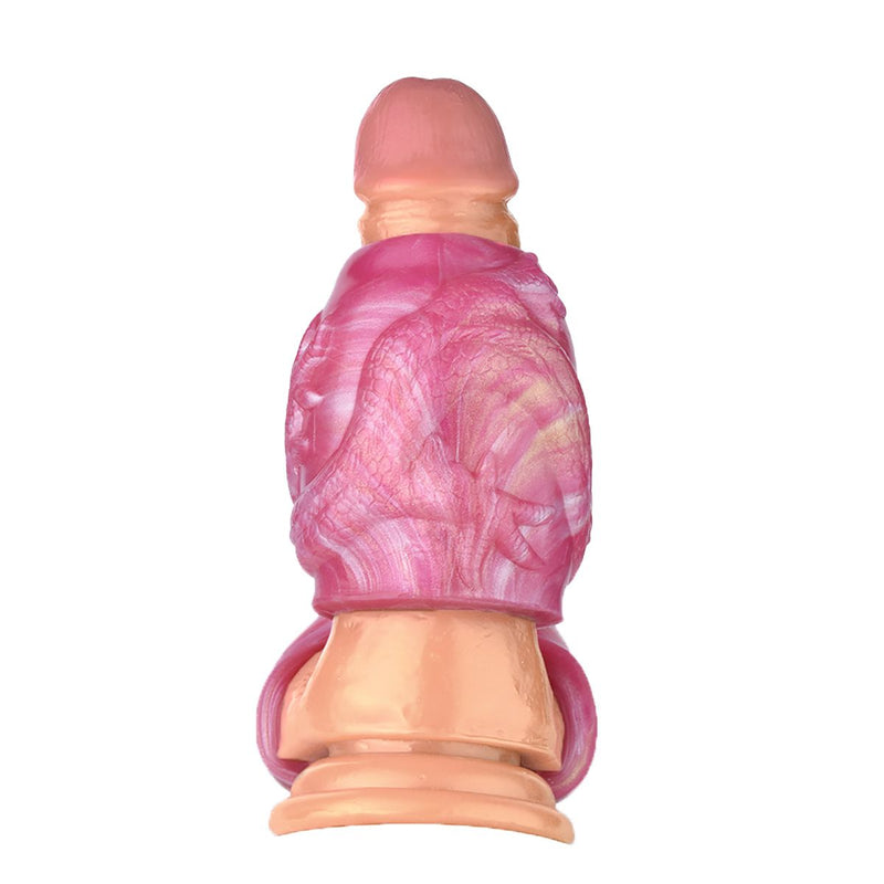 Kiotos Monstar - Emberclaw - Penis Sleeve - Extra Omvang - Verdikkend - Roze-Laced-up.nl