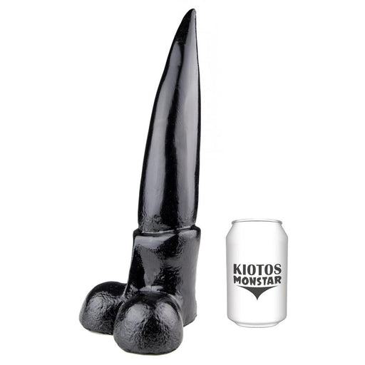 Kiotos Monstar - Kangaroo - Dildo - 33 x 7 cm - Zwart-Laced-up.nl