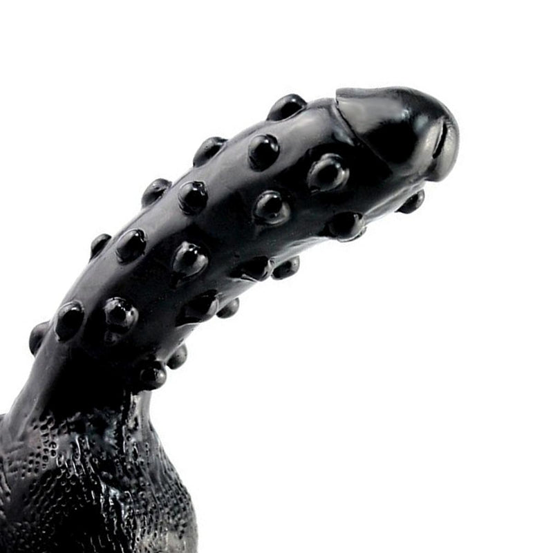 Kiotos Monstar - Kazan - Dildo - 24,5 x 5,5 cm - Zwart-Laced-up.nl