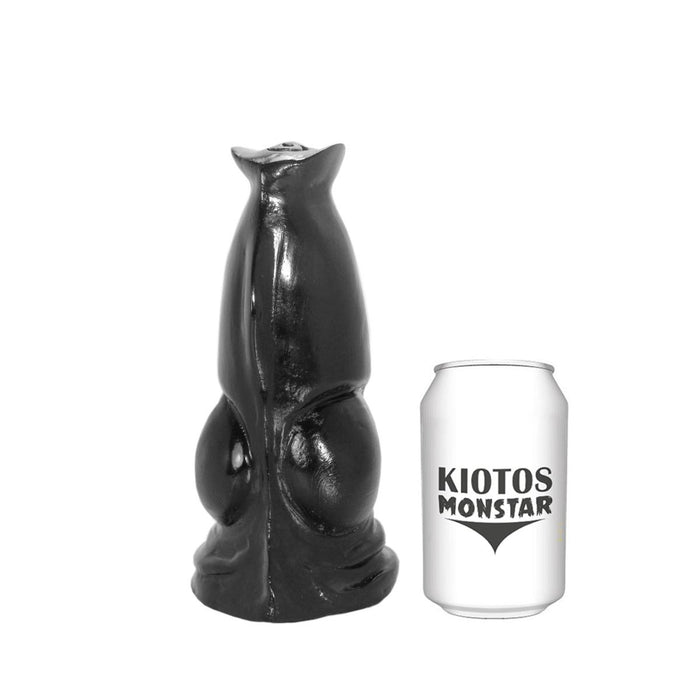 Kiotos Monstar - Prowler - Dildo - 25.5 x 10 cm - Zwart-Erotiekvoordeel.nl