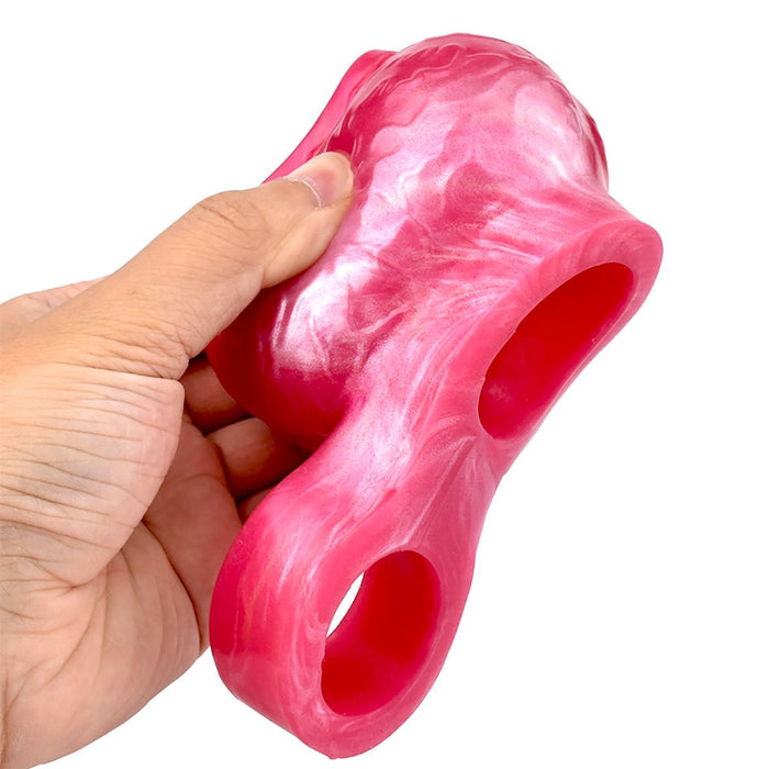 Kiotos Monstar - Stormheart - Penis Sleeve - Extra Omvang - Verdikkend - Roze-Laced-up.nl