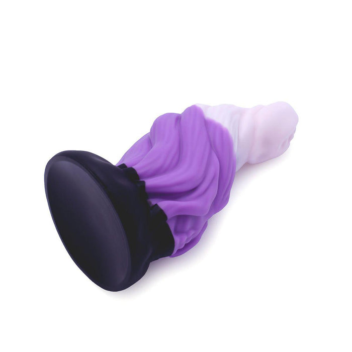 Kiotos Monstar - XXL Dildo Beast No. 55 - Paars/Zwart/Wit