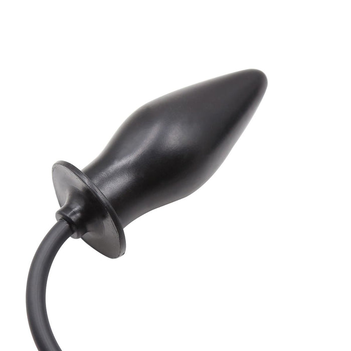 Kiotos - Opblaasbare Buttplug - Spade Anaalplug - Diameter 45 mm - Zwart-Laced-up.nl