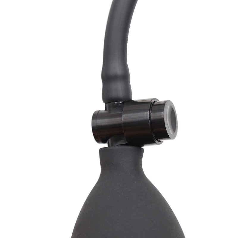 Kiotos - Opblaasbare Buttplug - Spade Anaalplug - Diameter 45 mm - Zwart-Laced-up.nl