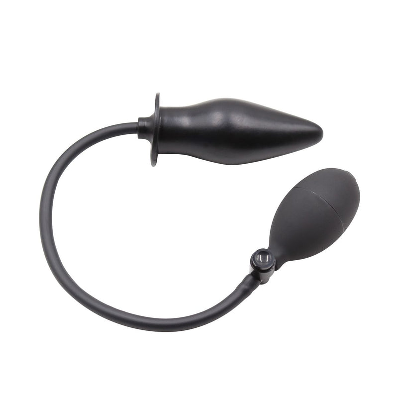 Kiotos - Opblaasbare Buttplug - Spade Anaalplug - Diameter 45 mm - Zwart-Laced-up.nl