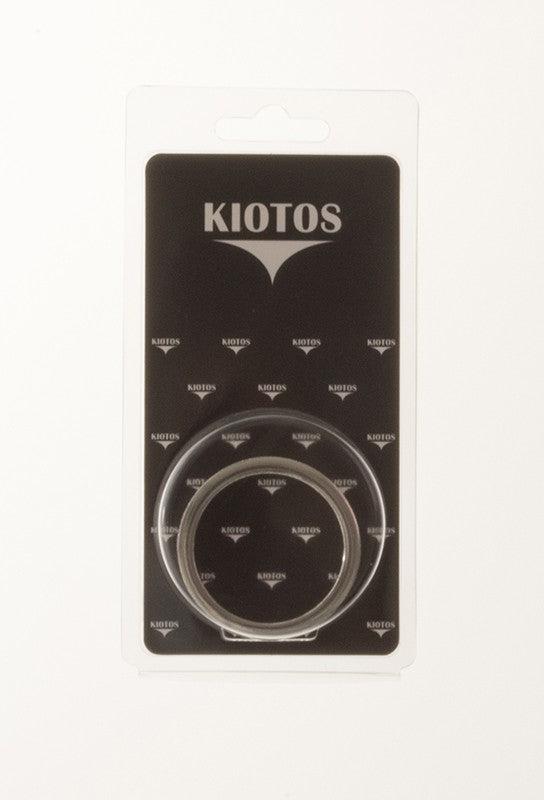 Kiotos Steel - Cockring Met Groeven RVS - 10 mm breed-Erotiekvoordeel.nl