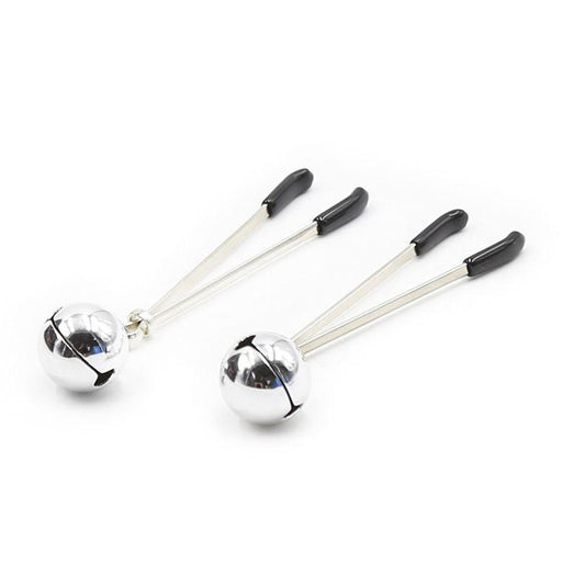 Kiotos Steel - Tepelklemmen Met belletjes-Laced-up.nl