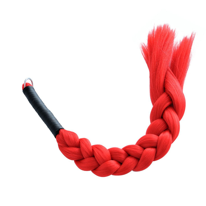 Kiotos - Zweep - Verleidelijke Haarzweep van 100% Polyester - Lengte 65 cm - Rood-Erotiekvoordeel.nl
