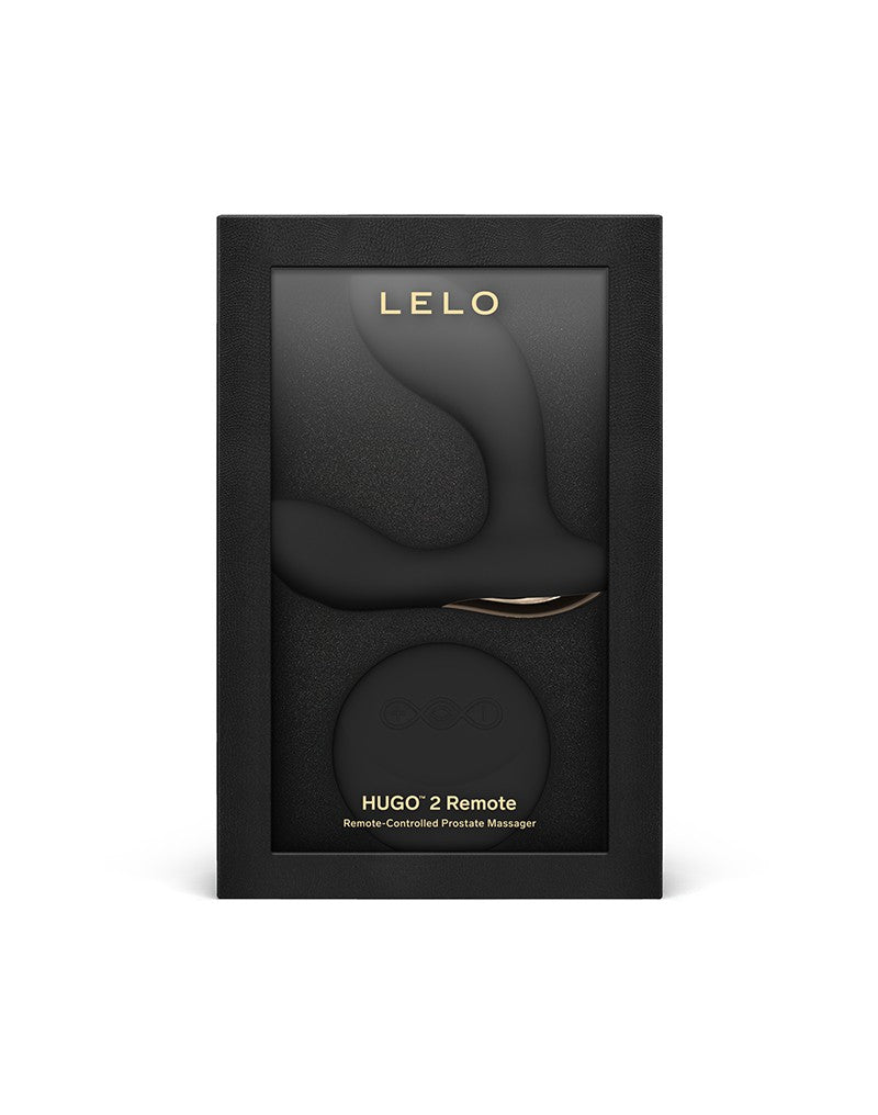 LELO - Hugo 2 - Prostaat Vibrator - Prostaat Massager - Met Afstandsbediening - Zwart-Laced-up.nl