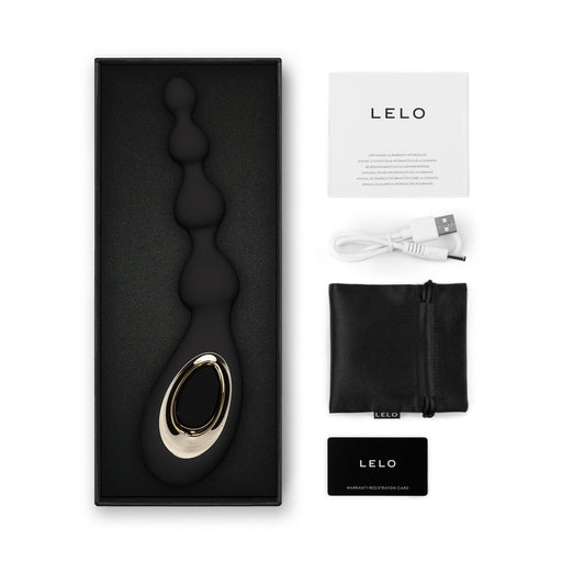 LELO - Soraya Beads - Anaal Vibrator - Zwart-Laced-up.nl