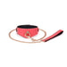 Liebe Seele - Angel's Kiss - Curved Collar Met Leash - Luxe En exclusief ontwerp - Roze/Zwart/Rosé Goud-Laced-up.nl