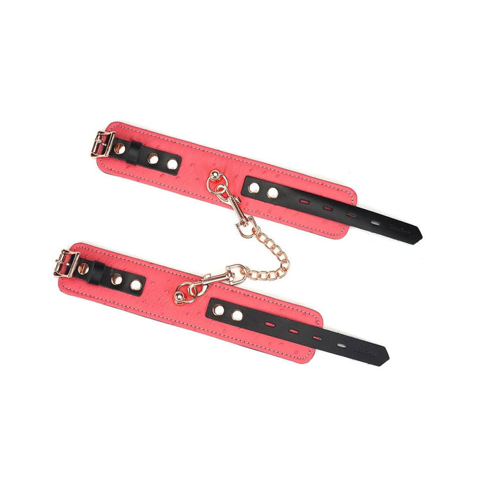 Liebe Seele - Angel's Kiss Enkelboeien Met Afsluitbare Gespen - Luxe En exclusief ontwerp - Roze/Zwart/Rosé Goud-Laced-up.nl