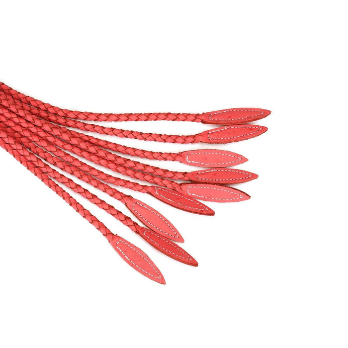 Liebe Seele - Angel's Kiss Gevlochten Cat O Nine Zweep/Flogger - Luxe En exclusief ontwerp - Roze-Laced-up.nl