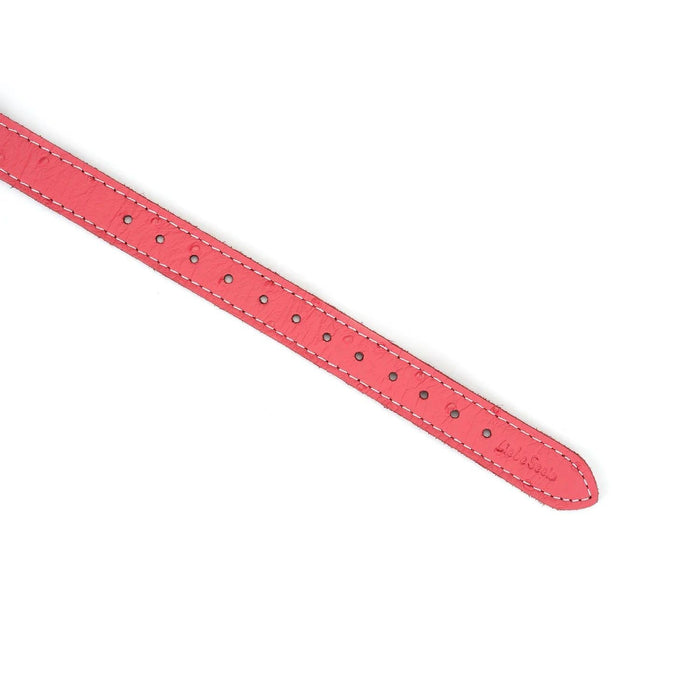 Liebe Seele - Angel's Kiss Leren Ball Gag - Luxe En exclusief ontwerp - Roze/Zwart/Rosé Goud-Laced-up.nl