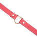 Liebe Seele - Angel's Kiss - Smalle Choker Met Hartvormige Ring - Luxe En exclusief ontwerp - Roze/Rosé Goud-Laced-up.nl