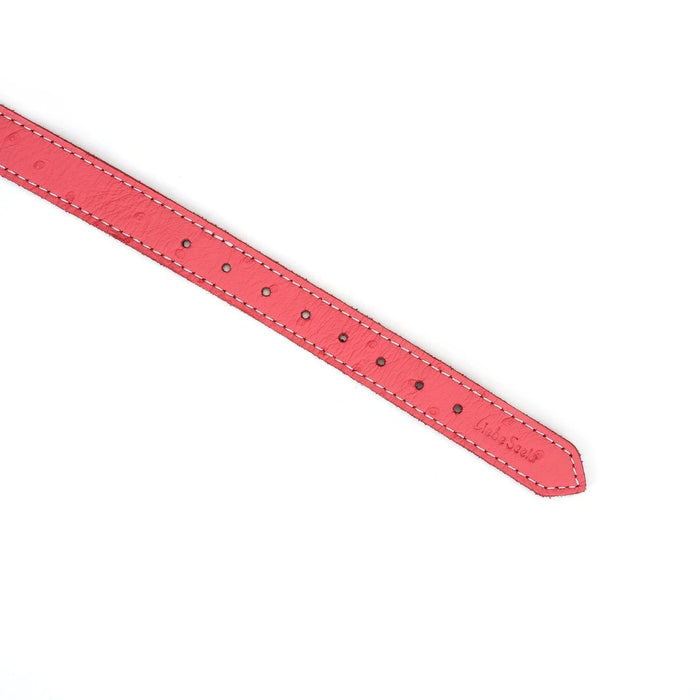 Liebe Seele - Angel's Kiss - Smalle Choker Met Hartvormige Ring - Luxe En exclusief ontwerp - Roze/Rosé Goud-Laced-up.nl