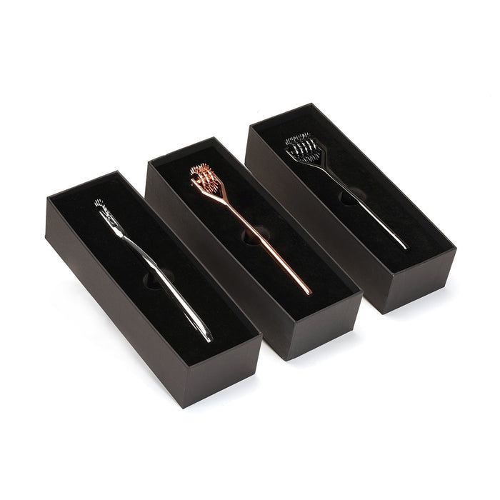 Liebe Seele - BDSM Pinwheel - Wartenburg Pinwheel - Drie Wieltjes - Zwart Chroom-Laced-up.nl