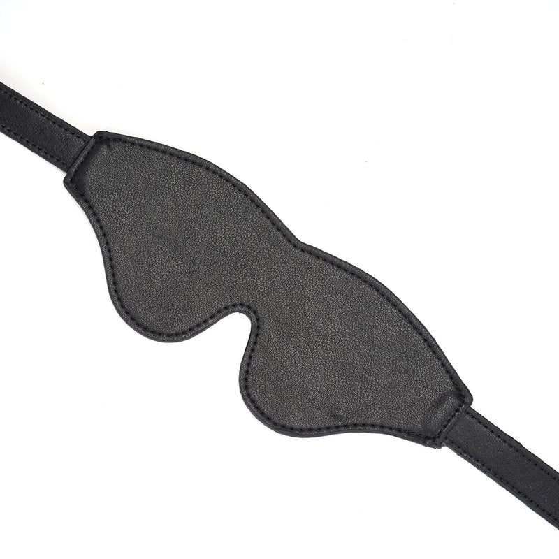 Liebe Seele - Dark Secret - Exclusieve Leren Blinddoek Met Gouden Gesp-Laced-up.nl