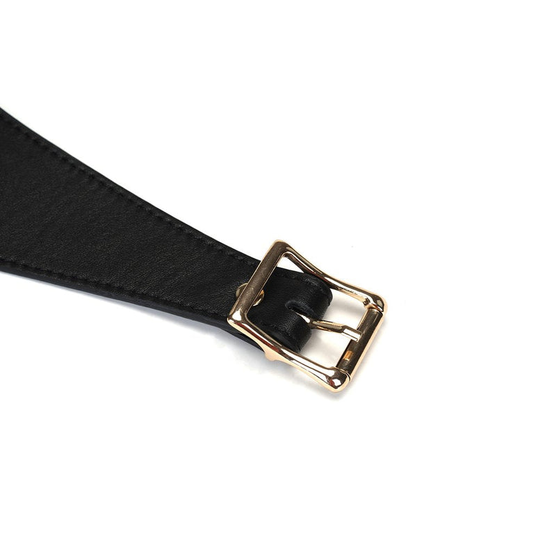 Liebe Seele - Dark Secret exclusief Leren Strap-On Harnas - handgemaakt In Japan - Zwart-Laced-up.nl