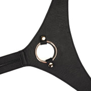 Liebe Seele - Dark Secret exclusief Leren Strap-On Harnas - handgemaakt In Japan - Zwart-Laced-up.nl