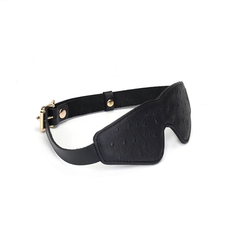 Liebe Seele - Demon's Kiss Blinddoek Met Zachte Binnenvoering - Luxe En exclusief ontwerp - /Zwart/Goud-Laced-up.nl