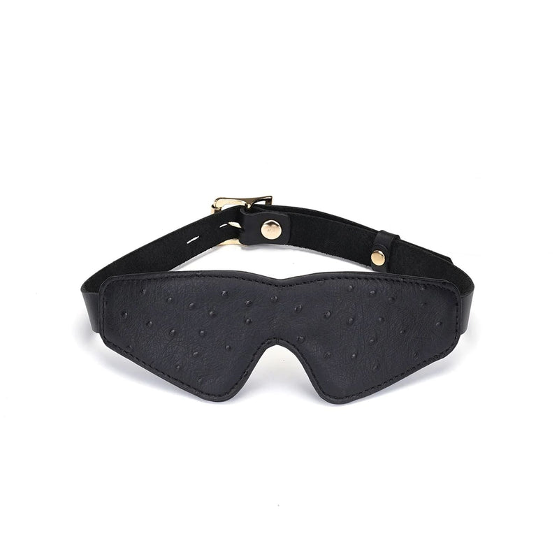 Liebe Seele - Demon's Kiss Blinddoek Met Zachte Binnenvoering - Luxe En exclusief ontwerp - /Zwart/Goud-Laced-up.nl