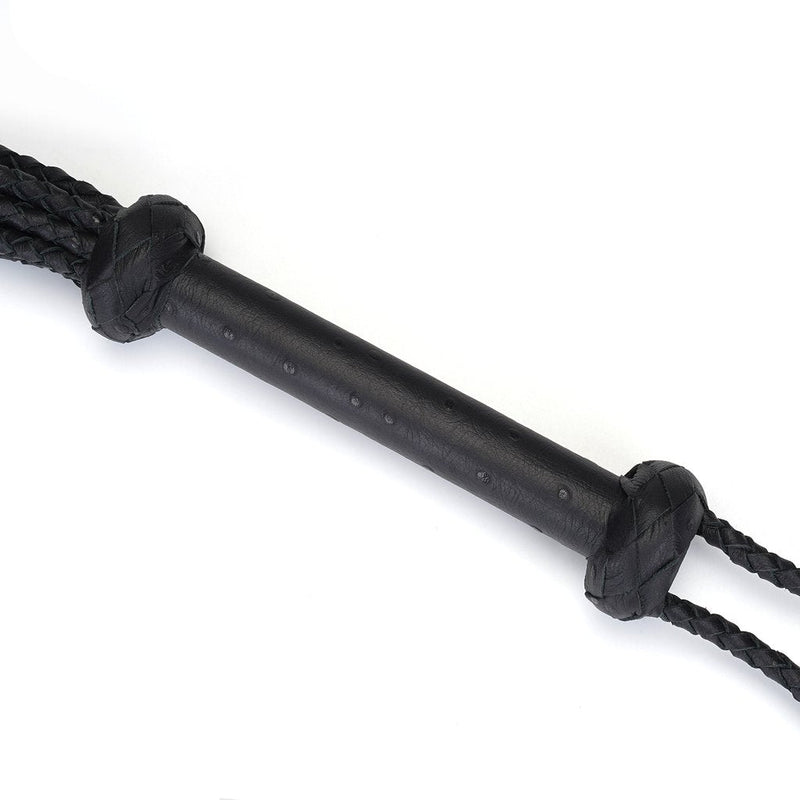 Liebe Seele - Demon's Kiss Gevlochten Cat O Nine Zweep/Flogger - Luxe En exclusief ontwerp - Zwart-Laced-up.nl