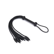 Liebe Seele - Demon's Kiss Gevlochten Cat O Nine Zweep/Flogger - Luxe En exclusief ontwerp - Zwart-Laced-up.nl