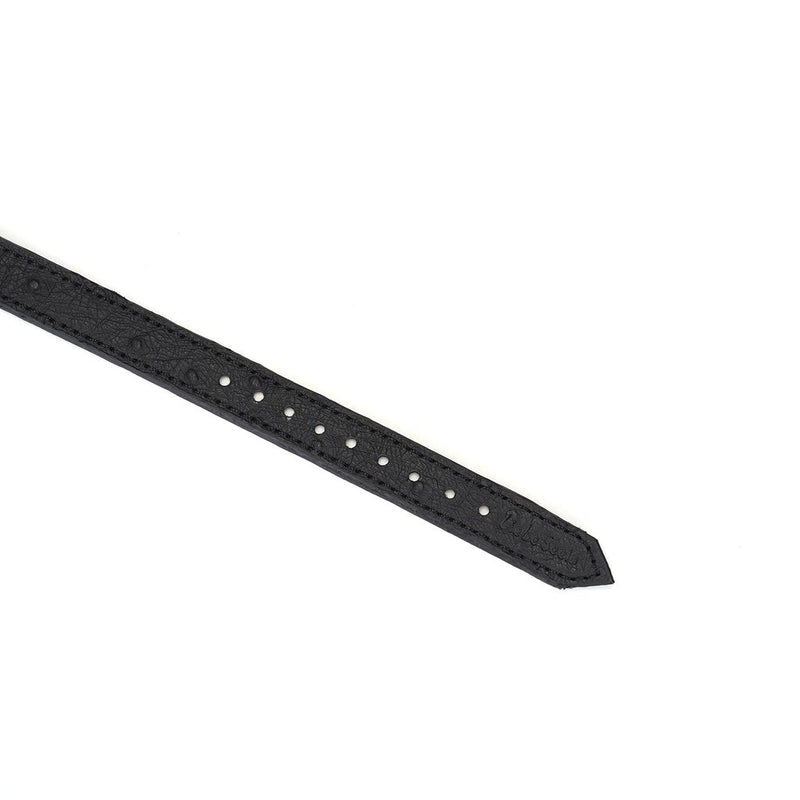 Liebe Seele - Demon's Kiss - Luxe Collar Met Grote Gouden letters SLUT - Zwart/Goud-Laced-up.nl