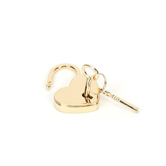 Liebe Seele - Hartvormige Luxe slotjes Voor Boeien - Twee Stuks - Goud-Laced-up.nl