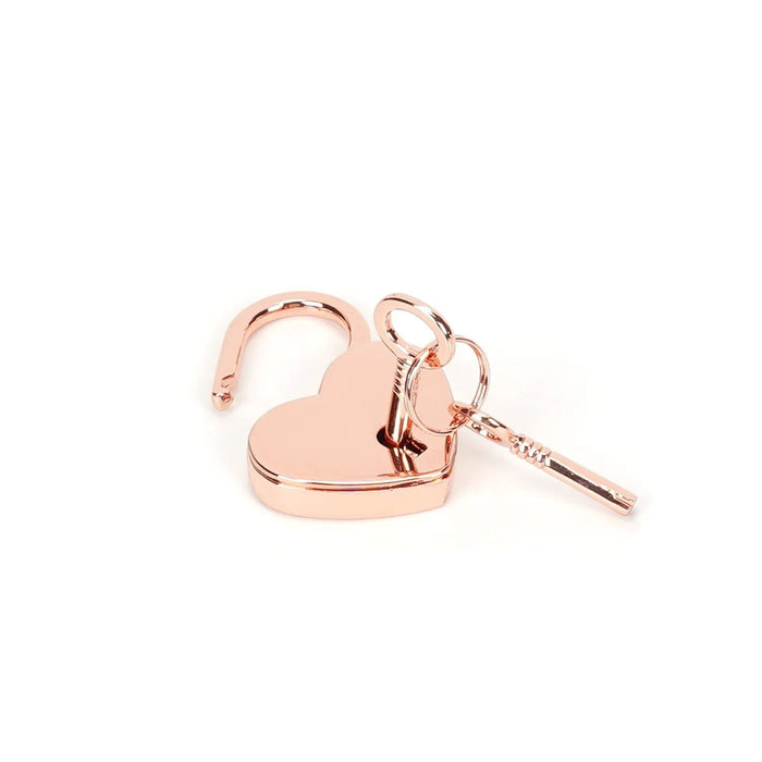 Liebe Seele - Hartvormige Luxe slotjes Voor Boeien - Twee Stuks - Rosé Goud-Laced-up.nl