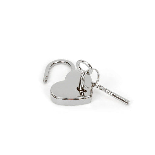 Liebe Seele - Hartvormige Luxe slotjes Voor Boeien - Twee Stuks - Zilver-Laced-up.nl