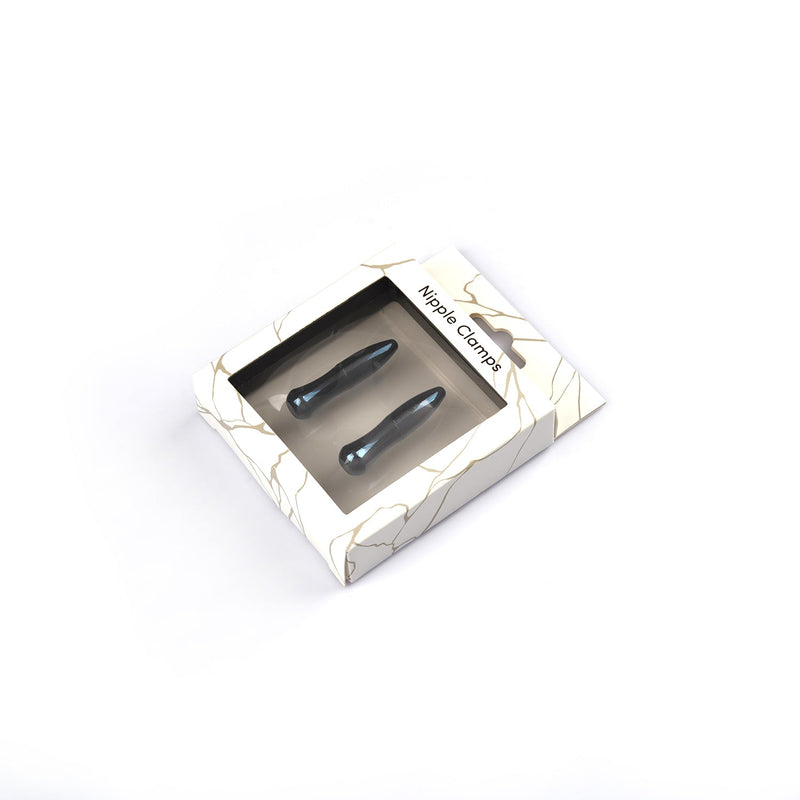Liebe Seele - Magnetische Tepelklemmen Bullet - Zwart Chroom-Laced-up.nl