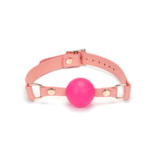 Liebe Seele - Pink Dream Leren Ball Gag-Laced-up.nl