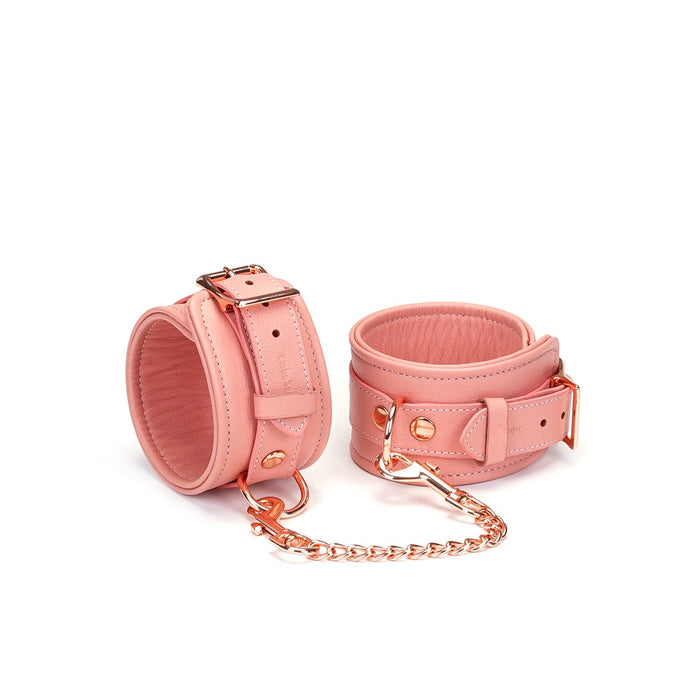 Liebe Seele - Pink Dream Leren Enkelboeien - Roze-Laced-up.nl