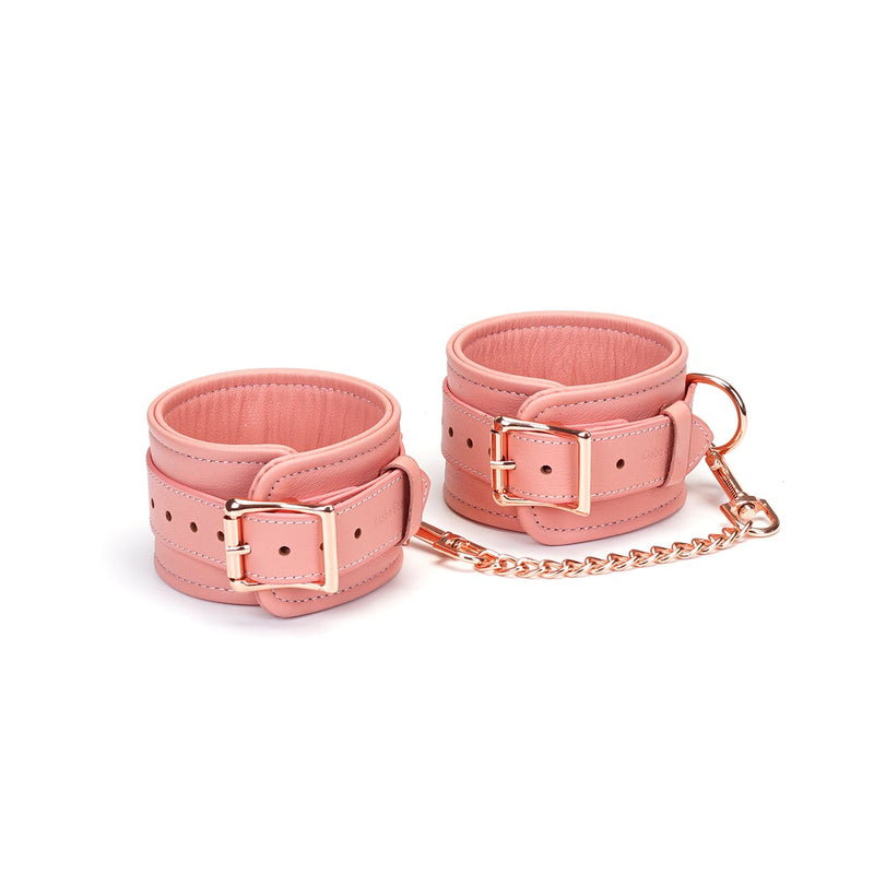 Liebe Seele - Pink Dream Leren Enkelboeien - Roze-Laced-up.nl