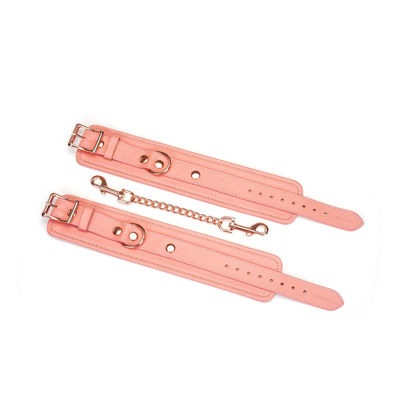 Liebe Seele - Pink Dream Leren Enkelboeien - Roze-Laced-up.nl