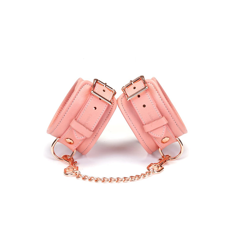 Liebe Seele - Pink Dream Leren Enkelboeien - Roze-Laced-up.nl