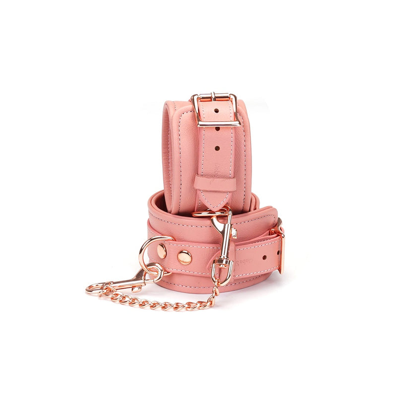 Liebe Seele - Pink Dream Leren Polsboeien - Roze-Laced-up.nl