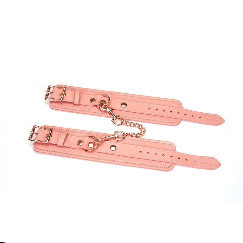 Liebe Seele - Pink Dream Leren Polsboeien - Roze-Laced-up.nl