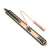 Liebe Seele - Rose Gold Memory - Exclusieve Leren Collar En Leiband - Rosé Goud-Laced-up.nl