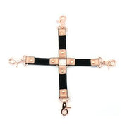 Liebe Seele - Rose Gold Memory Exclusieve Leren Hogtie - Rosé Goud-Laced-up.nl
