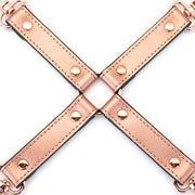 Liebe Seele - Rose Gold Memory Exclusieve Leren Hogtie - Rosé Goud-Laced-up.nl