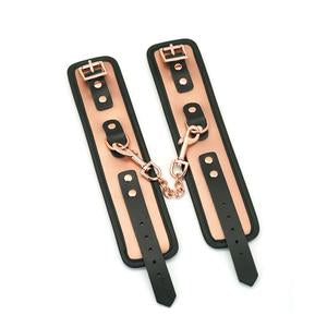 Liebe Seele - Rose Gold Memory - Exclusieve Leren Polsboeien - Met voering Van Ultrazacht Fluweel - Rosé Goud-Laced-up.nl