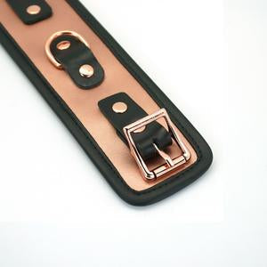 Liebe Seele - Rose Gold Memory - Exclusieve Leren Polsboeien - Met voering Van Ultrazacht Fluweel - Rosé Goud-Laced-up.nl