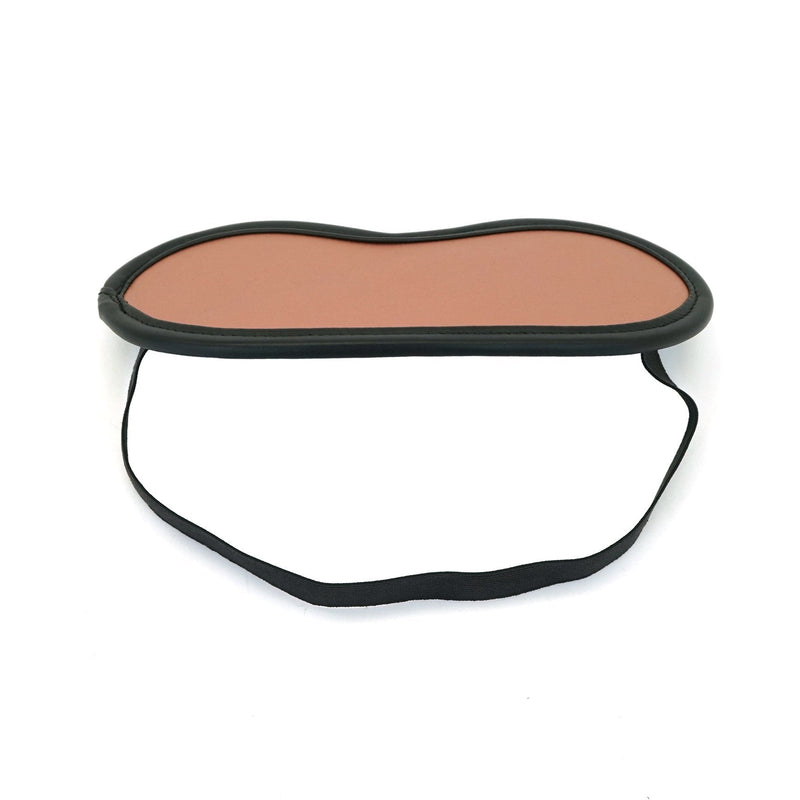 Liebe Seele - Rose Gold Memory - Exklusive Leder-Augenbinde mit Plüschfutter - Rosé Gold-Laced-up.nl